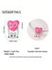Charm Copper Colors Pink Heart Friendship Bag Bead For Original Bracelet Diy Beads Charms Jewellery Making Gift For Women Styfne