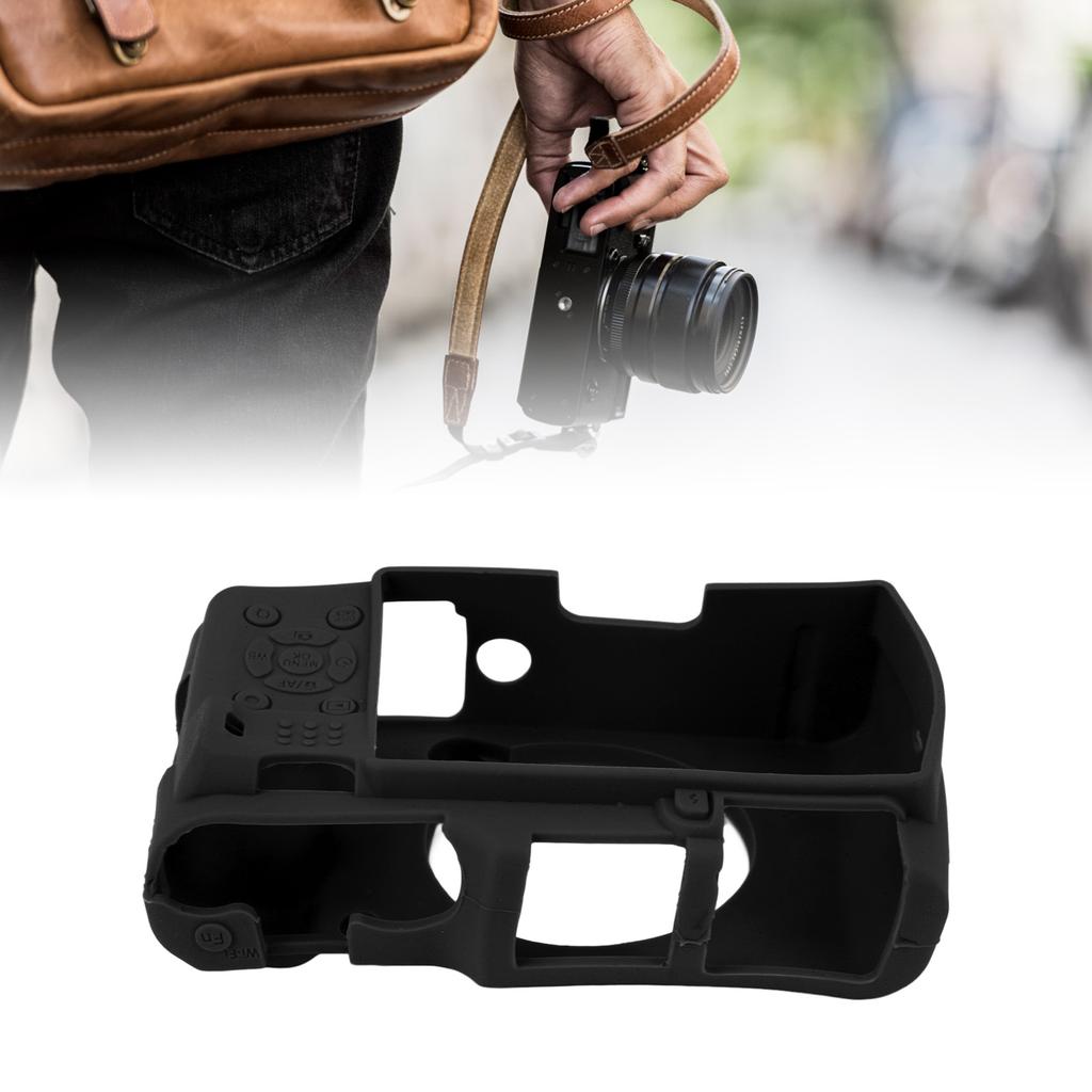 Silicone Camera Protective Case Soft Textured Surfaces Detachable Camera Silicone Cover Case for Fuji XM1