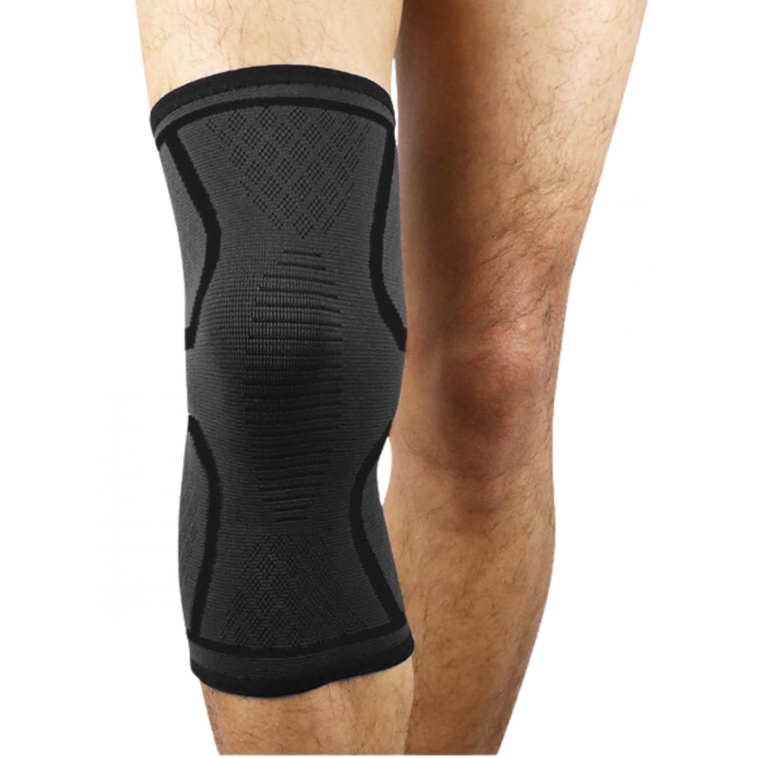 

Capprecier Knee Support Sleeve for High Injury Knee Knee Protection by Physical Compression Unisex for and Basketball Sports, Elasticity, Prevention,