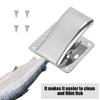 with Mounting Screws Fish Tail Clip Stainless Steel Fish Cleaning Tool  Fish Processing
