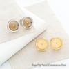 Stainless Steel Earring Post Holder for DIY Jewelry (Inner Diameters: 6/8/10/12mm)