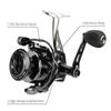 2024 Spinning Fishing Reel 18kg 2000-6000 Max Drag 7+1 Ball Bearings Aluminum Spool Carbon Fiber Drag Full Metal High Ratio Saltwater Fishing Coil