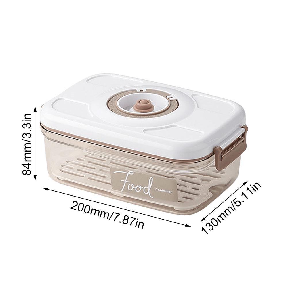 Vacuum Food Storage Box Fresh-Keeping Canister Sealed Storage Large Capacity Container Dispenser for Kitchen Food Storage Box
