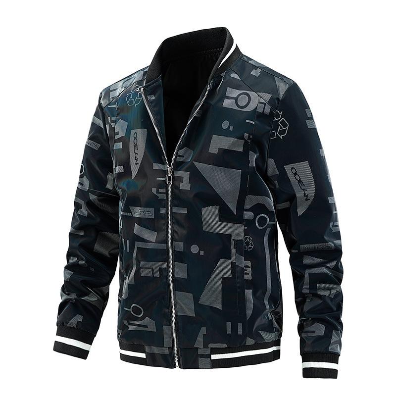 

Новая весенне-осенняя мужская бейсбольная куртка с воротником, мужская повседневная куртка, молодежная универсальная куртка для мужчин 5XL