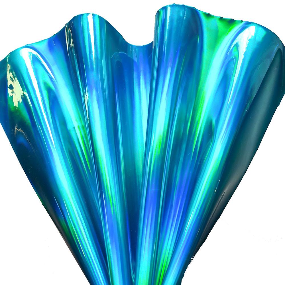 Hologram Iridescent Rainbow Mirrored Faux PU Leather Synthetic Laser Leatherette Fabric Craft Cloth DIY Bows Making Earring