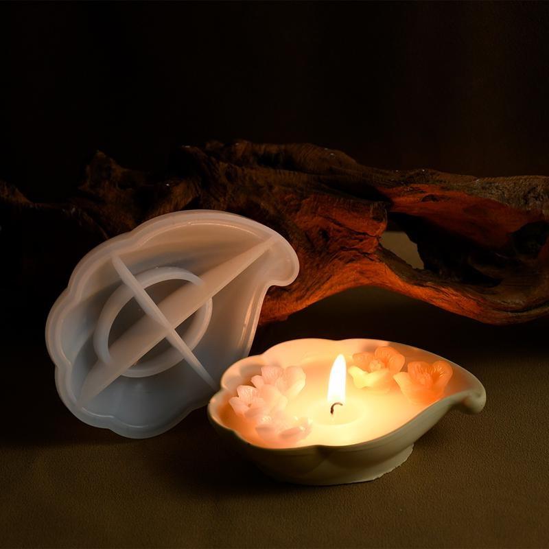 DIY Drip Glue Mold Cloud Storage Box Silicone Mold Gypsum Aromatherapy Candle Cup
