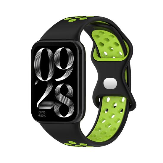 Silicone Watch Strap Replacement for Xiaomi Smart Band 8 Adjustable Waterproof Breathable Women Men