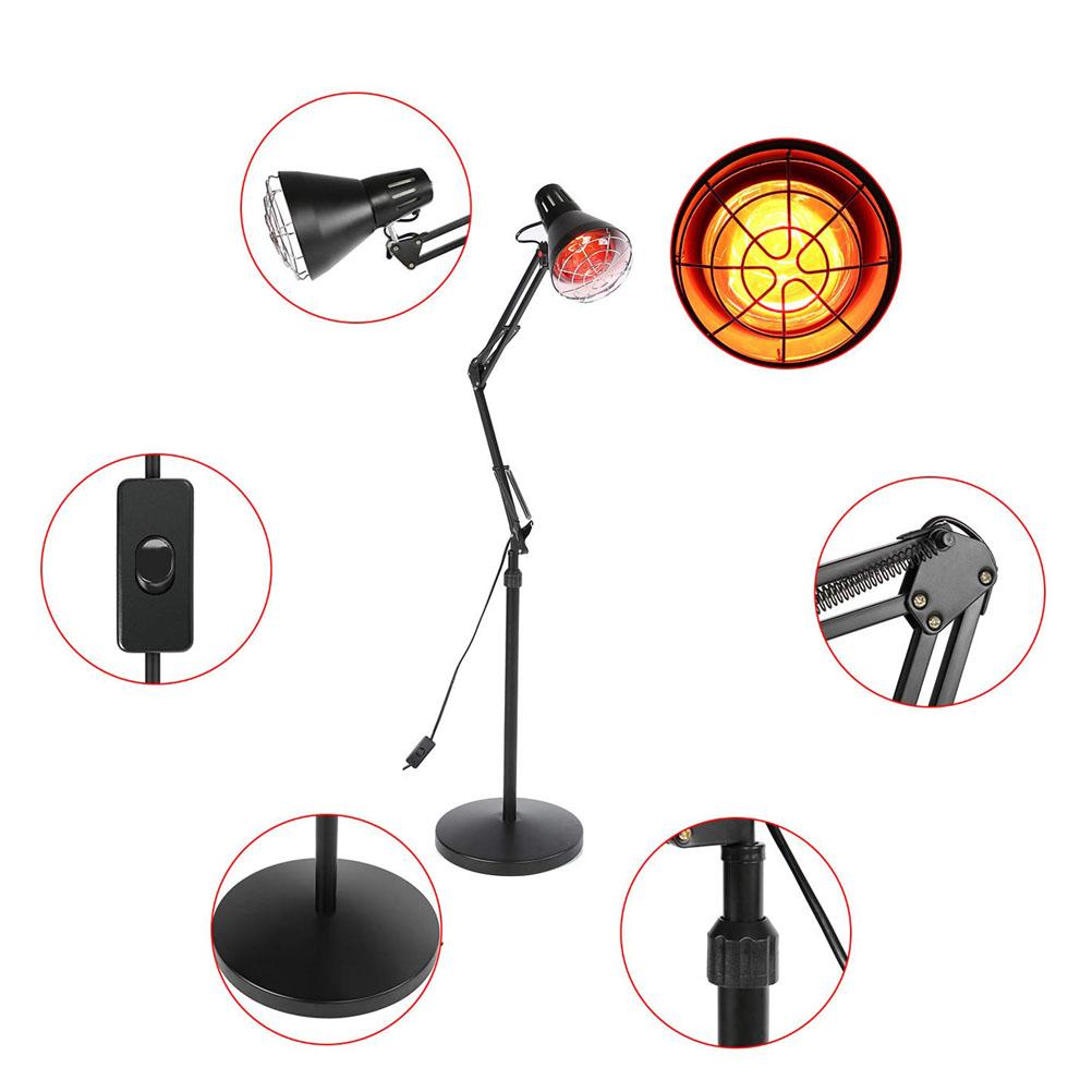 Beauty Care Constant Temperature Infrared Light Stand Adjustable Lamp Skin Care Infrared Heating