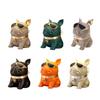 Cute Bull Terrier Tissue Box Versatile Paper Holder Portable Dog Tissue Dispenser Desktop Tissues Holder Napkin Holder