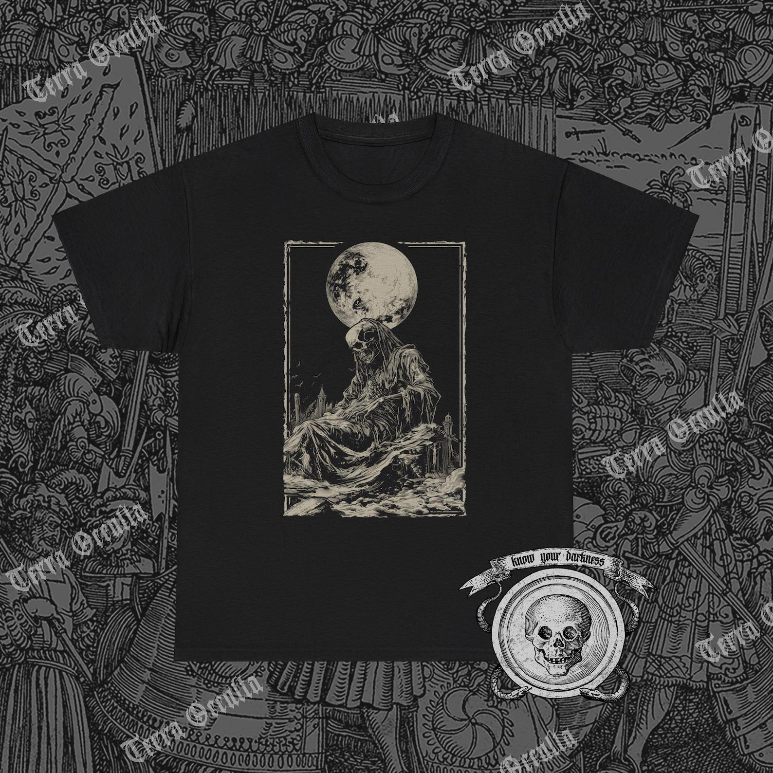 Night of the Sinners Shirt, Skeleton, Grim Reaper, Morbid S