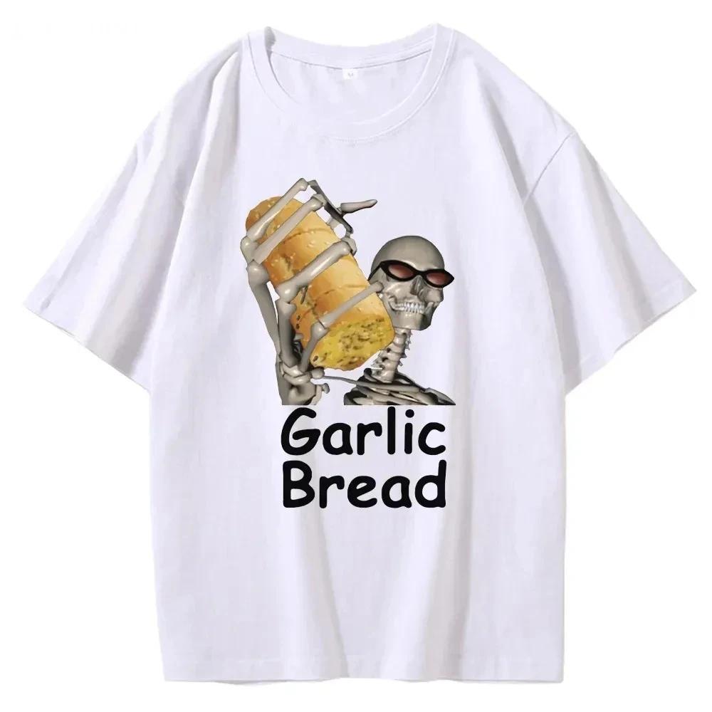 2025 Garlic Bread Men and Women T Shirt Graphic Vintage 100_ Cotton When Ur Mom Com HOM N Maek Hte Unisex Summer Tshirts Loose