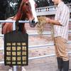 Horse Food Bag Slow Feeder Horse Grass Bags Oxford Cloth Hanging Livestock Feeding Bag for Horses Goats Sheep Donkey