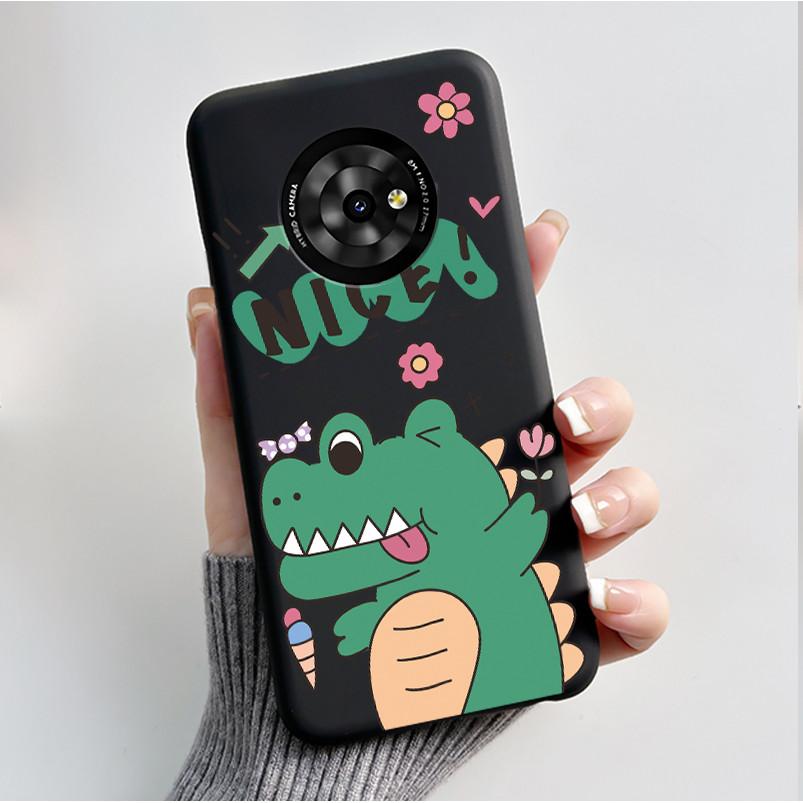 

Printing Pattern Case For TCL Suixuetang M1 Funda Capa Soft Silicone Black Shell Cover Cute Flower Cartoon Casing Coque TCL Suixuetang M1