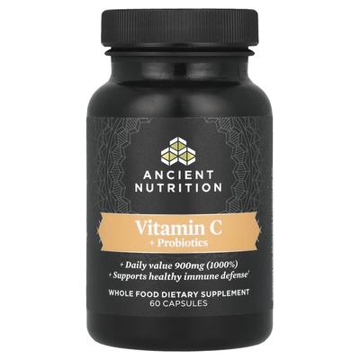 Vitamin C and Probiotic, 60 Capsules