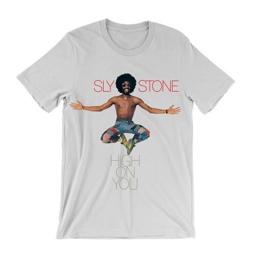 

RIP Sly Stone High On You T-Shirt Gray Color 100% Cotton PP2127 Unisex T-Shirt XXL