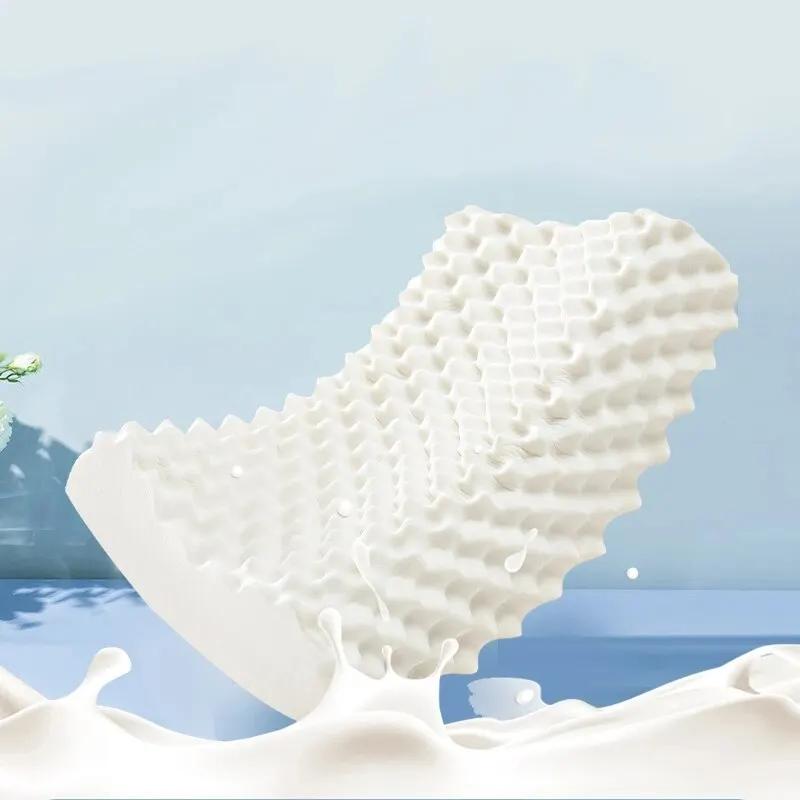 Latex Pillow Thai Natural Latex Pillow Memory Adult Cervical Pillow Sleeping Pillow Dormitory Pillow Household
