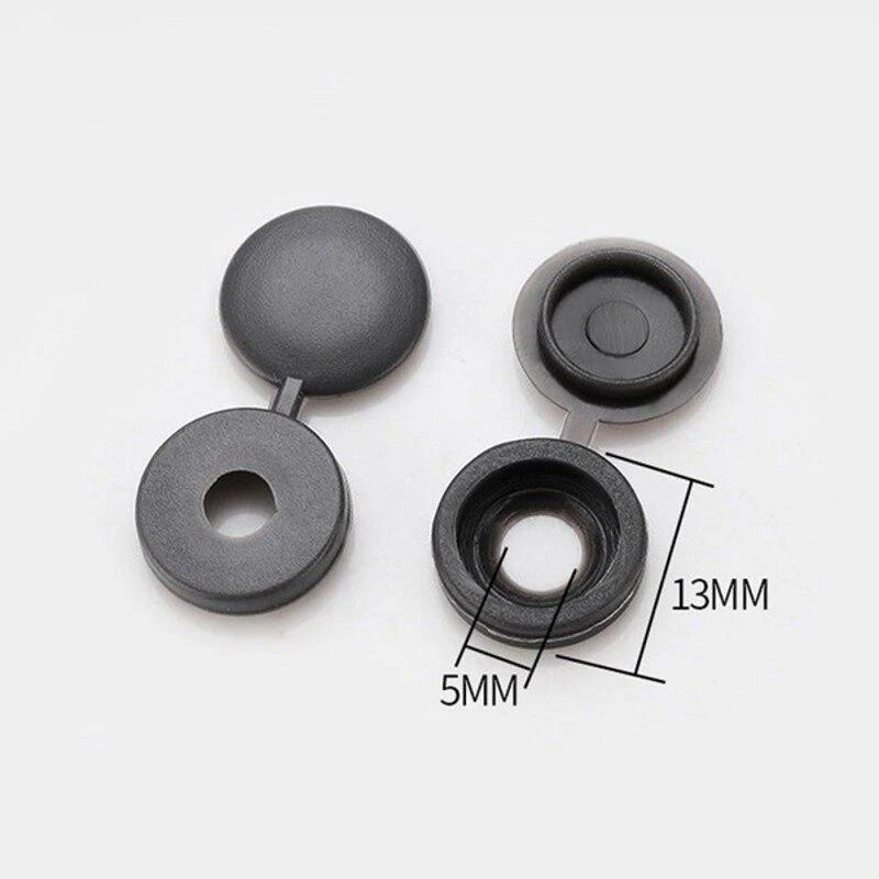 100 pcs/lot Screw Colorful Plastic Decorative Covers Universal Car Furniture Self-tapping Screw Cap Decor Cover Auto Accessories