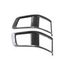 For Toyota bZ4X 2022 2023 Carbon Fiber 2PC Front Side Air Outlet Vent Cover Trim
