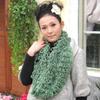 Autumn and winter warm knitted wool imitation cashmere solid color scarf women's scarf fashionable and versatile