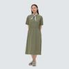 Syntech Women's Woven Dress Olive (S24MWSOP31)