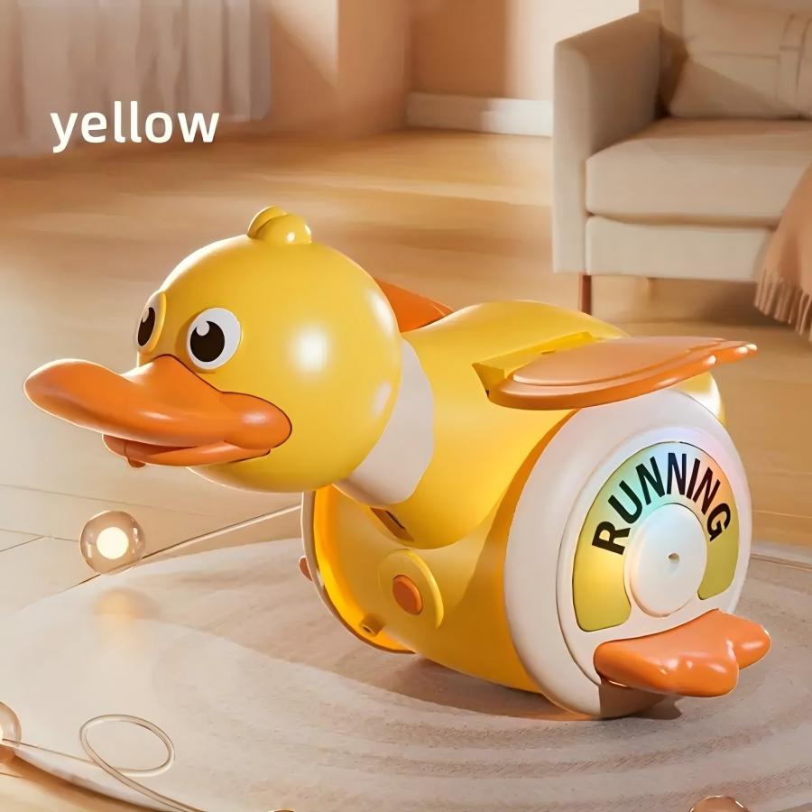Interactive Electric Duck Musical Toy for Babies 18+ Months - Crawling & Head Lifting Training, Early Learning Educational Gift