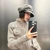 Vintage Bucket Hat Women - Wide Brim Foldable Beret Cap With Letter Sun Protection