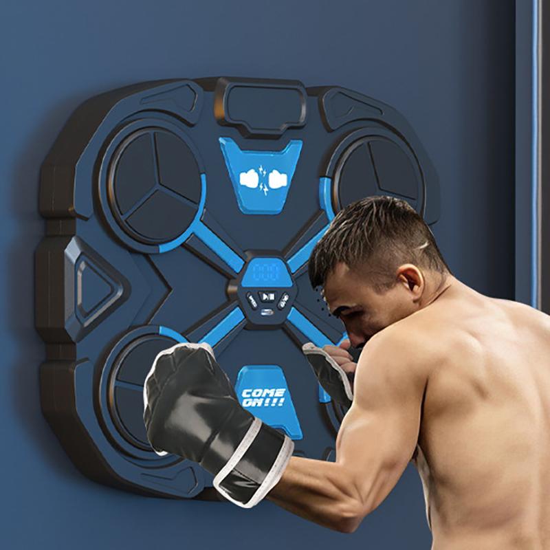 Hudební boxerský stroj Bluetooth Hudební boxerský stroj pro dospělé Děti Nástěnný Chytrá hudební boxerská hra Boxerské vybavení