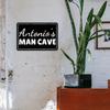 Custom Personalized Metal Sign 12x8in Man Cave Wall Decor Bar Game Room Indoor Outdoor