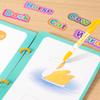 Children Early Education Toys Magical Book with Pen Water Drawing Toys Gift Reusable Coloring Book Magic Drawing Book