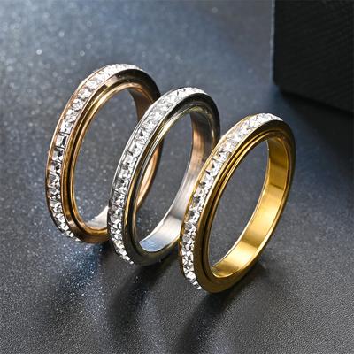 A Niche Decompression, Rotatable Titanium Steel Ring Surrounded By An Artificial