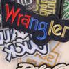 Embroidery label  badge English letter chest badge hat badge clothing accessories patch sticker embroidery sticker cloth sticker