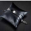 Japanese & Korean Style Men's Black Stainless Steel Engravable Bracelet