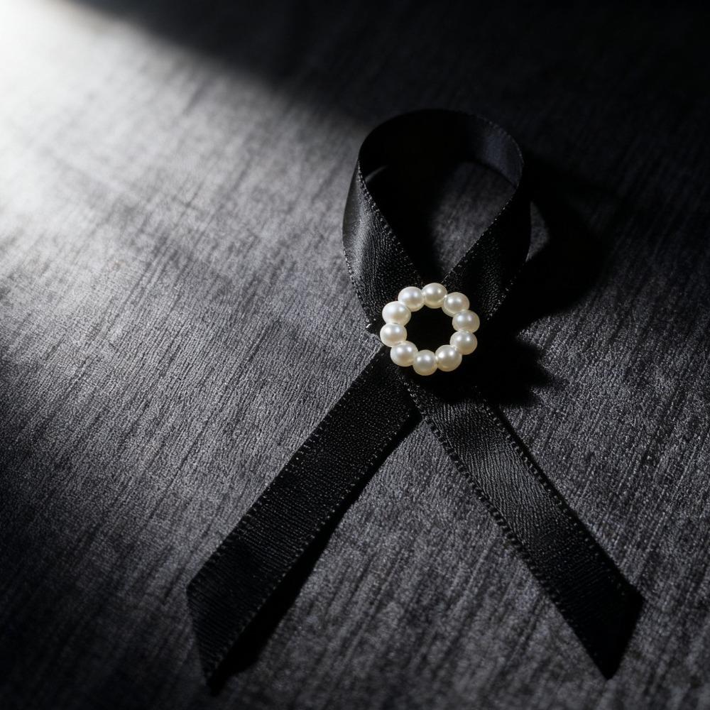 Melanoma Cancer Funeral Ribbon Badge Brooch Skin Cancer Funerals Memorial Pin Women Men