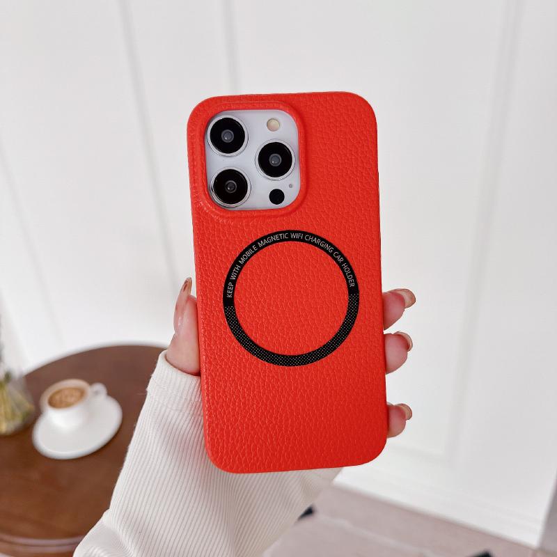 Wagsafe Magnetic Wireless Charging Solid Color Hard PC Phone Case For iPhone 16 Pro Max E 14 11 12 13 15 Pro Max Mini Back Cover