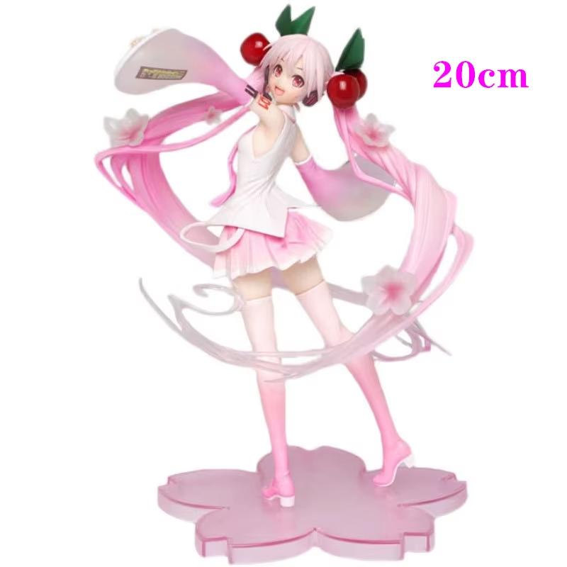 Anime Hatsune Miku Figure Wedding Dress Action Figures Kawaii Swimsuit Vocaloid Pvc Collectible Model Toys Girl Gift