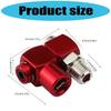 1/4inch Male and Female Threads Air Fittings Aluminum 360 Degree Swivel Air Hose Connectors Pneumatic Tool Parts