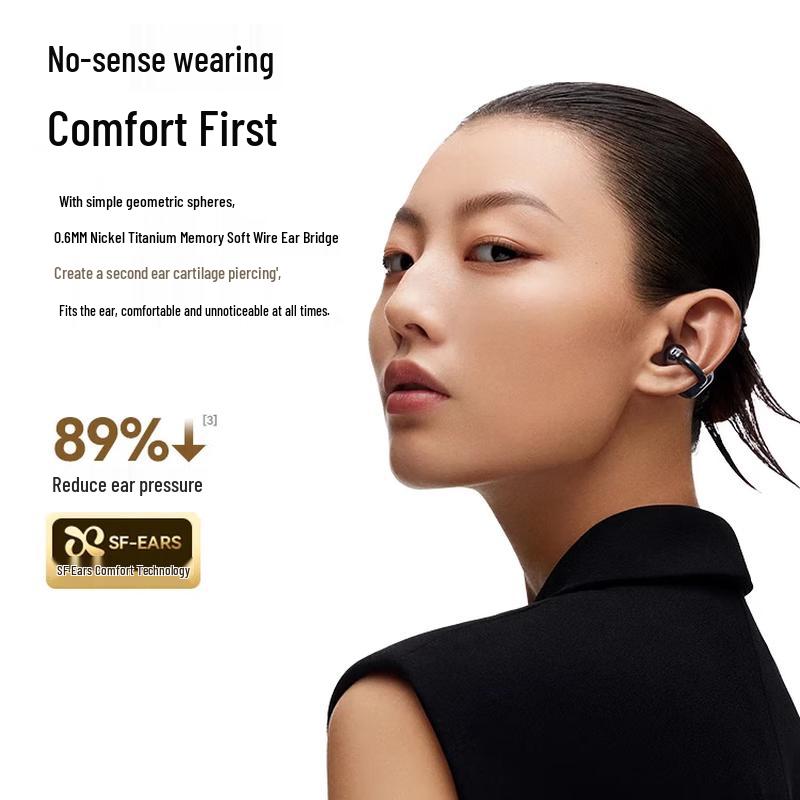SANAG S6S Pro Open-Ear Ear-Clip Bluetooth Headset