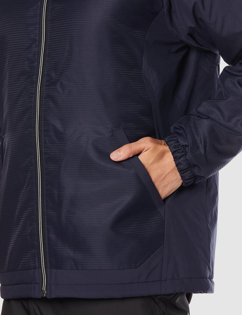 Training Wear MC Line Breath Thermo Insulation Warmer Jacket Moisture Absorption Generating Cold Protection Heat Retention 32ME1630 Deep Navy X Silver