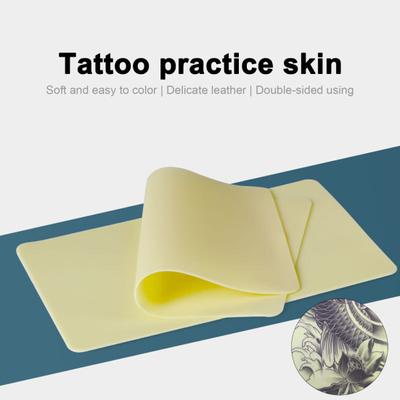 Tattoo Skin Safe Compact Silicone Blank Tattoo Practice Skin for Beginners