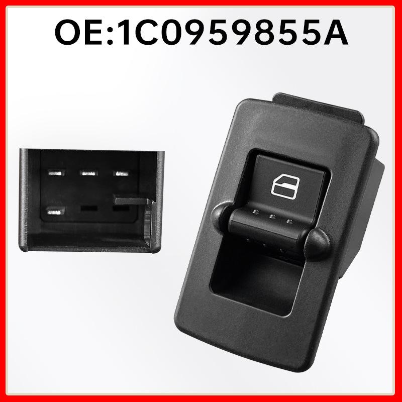 Volkswagen Car Window Glass Lifter Switch (1C0959855A) - Compatible Auto Part & Accessory