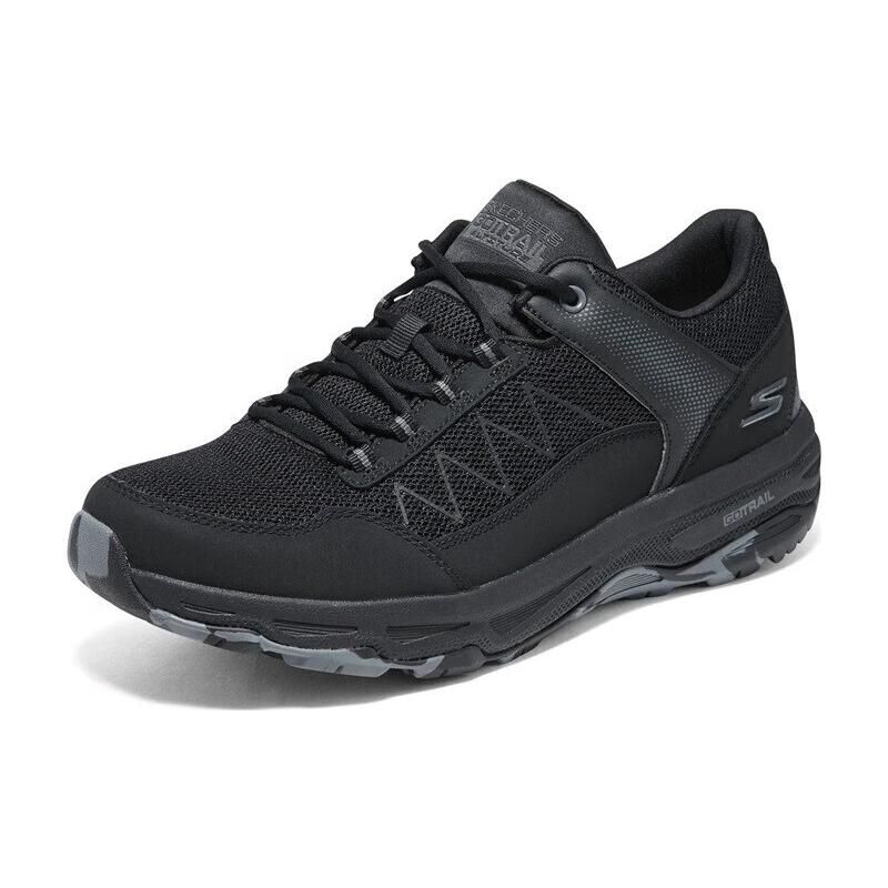 Skechers Go Trail Low Top Running Shoes Men sneaker Black 220916C-BKCC