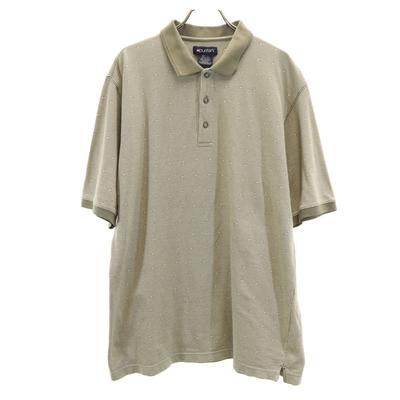 Puritan 90s Old Overall Handle Short Sleeve Polo Shirt L Ash Brown Men's Used
