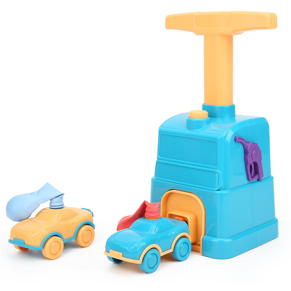 Inertial Power Balloon Car Educational Portable Lightweight Children Kid Toy GiftBlue