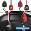 1 Stück Leder Auto Rücksitz Haken Tragbar Hängende Tasche Halterung Für Colorado Cruze Spark Captiva Malibu Trax Aveo Camaro