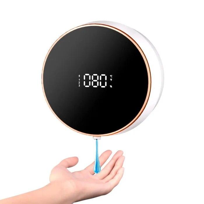 

Настенные автоматические дозаторы пенного мыла Светодиодный дисплей температуры Электрический бесконтактный инфракрасный датчик Дозатор пены