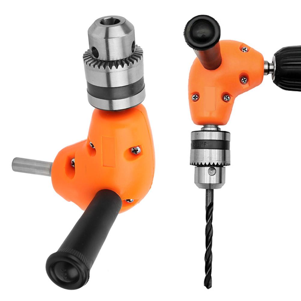 90 Degree Right Angle Drill Attachment Portable Compact Punch Adapter Attachment Tool