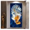 Staw płótno malarstwo nowoczesne plakaty i druki obraz ścienny do salonu Home Decor Cuadros Koi ryby Feng Shui karp lotos