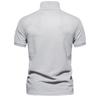 TrendHub Polos pour Hommes Polos en Coton pour Hommes Manches Courtes Haute Quantité Polo Uni Homme Nouveaux Vêtements