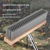 OIMG Long Handle Stainless Steel Wire Floor Cleaning Brush