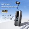 K92 Bluetooth 6.0 Lavalier Business Headset Call 30h/Music 50h Vibration Reminder LED Digital Display With Mic Wireless Earphone